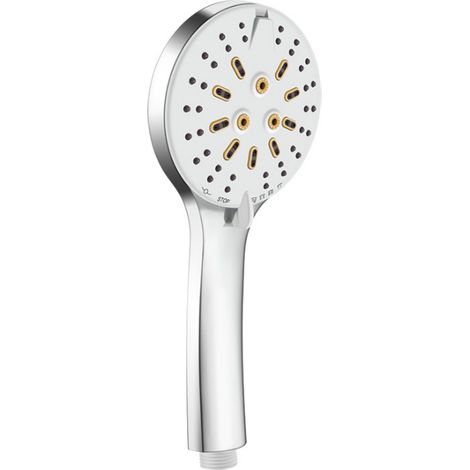 Pommeau de douche haute pression avec filtre anticalcaire, 5 modes, économiseur universel, douchette à main