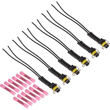 GARRYFIZH Faisceau de Câblage D'injecteur de Carburant de Moteur, 6PCS Faisceau de Câblage D'injecteur de Carburant 645 1001 Remplacement Complet pour Moteur Caterpillar C7