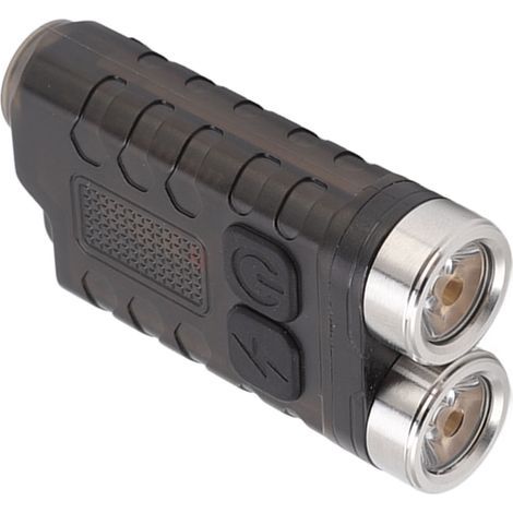 V3 Mini-Schlüsselanhänger-Taschenlampe, USB-aufladbar, kleine, wasserdichte Outdoor-Taschenlampe für Camping, Wandern und Wartungsarbeiten, tragbar, magnetisch, schwarz (1/5)