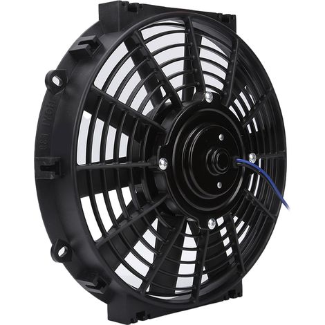 24V 80W 2100RPM 10 Geradeblatt-Elektrolüfter, 10 Zoll Universal Slim Autokühler (1/5)