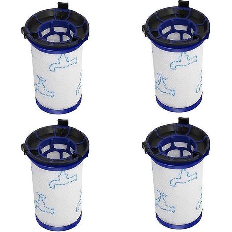 Set mit 4 HEPA-Filtern für Rowenta Air Force 360 Staubsauger RH9037 RH9038 RH9039 RH9051WO RH9057WO RH9086WO ZR009001 (1/5)