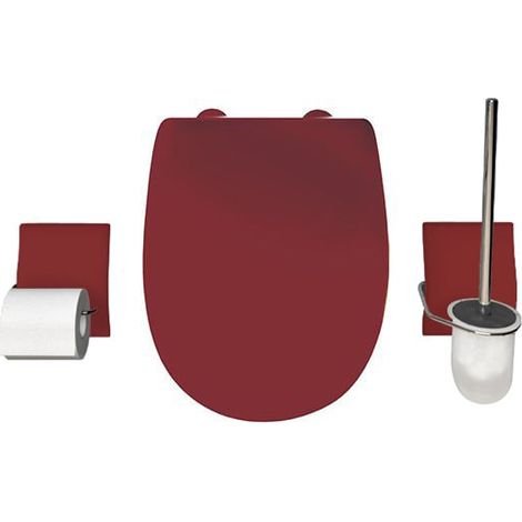 Set accessoire WC Ariane Burnt Russet Mat - descente assistée - déclipsable - Olfa (1/2)