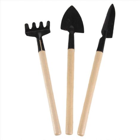 3 pièces petit Gardening Hand Shovel jardin Trowel Transplanter (1/5)