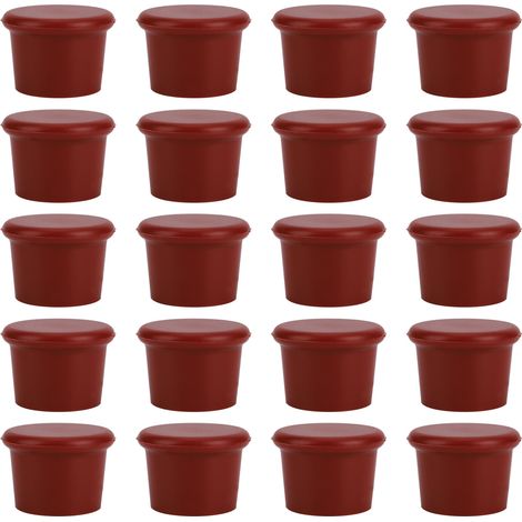 20 Bouchons de Bouteille de Vin, Capsules Alimentaires en Silicone, Couvercles pour Bière, Boissons et Cafetière (1/5)