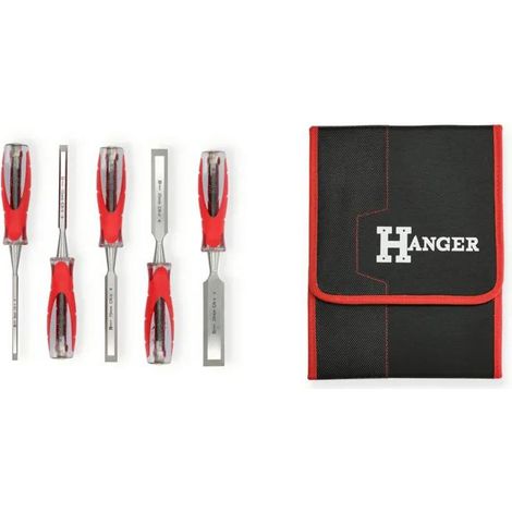 Hanger XPRO Set aus 5 Holzbeiteln für die Tischlerei