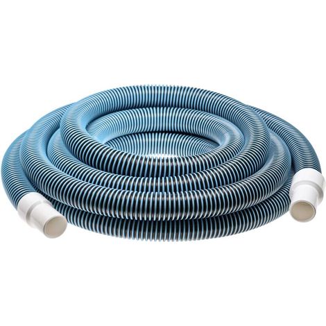Tuyau daspiration flexible pour piscine 7,6m – Raccord 32mm – Résistant au chlore et stabilisé UV – Compatible skimmer et aspirateur