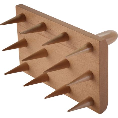 Draper Draper Heritage Wooden Multi-Seed Tray Dibber with 12 Prongs,120mm x 200mm09003 09003 Draper Heritage Wooden Multi-Seed Tray Dibber with 12 Prongs,120mm x 200mm