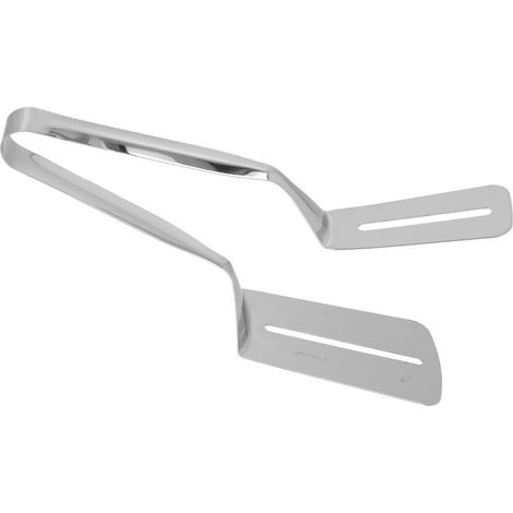 Küchenzange aus Edelstahl in Schaufelform für Steaks, Fisch, Hamburger, Pizza und Kuchen – Haushaltsküchenutensilien (1/5)