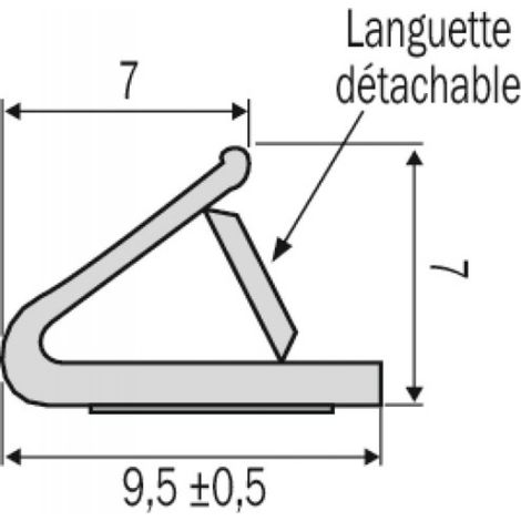 Joint polychloroprène thermique et phonique coupe-feu pour menuiserie plate rouleau 75 m - JOINT DUAL