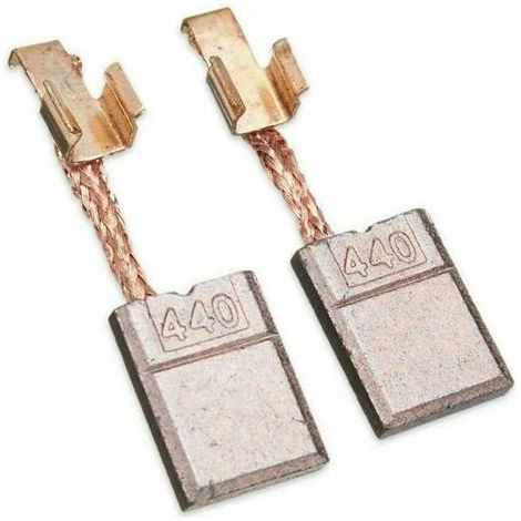 AGE Paire de balais de charbon moteur pour perceuses sans fil Makita CB440, 194427-5, CB-436, pilotes, visseuses (3 x 10 x 13,4 mm) (1/4)