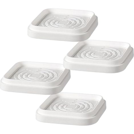 Générique Rehausseurs de Hauteur pour Meubles - 4 Pièces Ajustables Empilables Pieds de Lit Anti-Dérapant Blocs de Surélévation pour Canapé Table Machine à Laver Réfrigérateur Bureau Armoire (1/5)