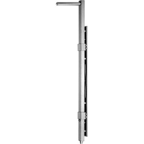 Verrou baionnette pour portails en bois ou métal – Acier électrolytique galvanisé – Longueur 500 mm – Fixation à vis pour usage intensif –