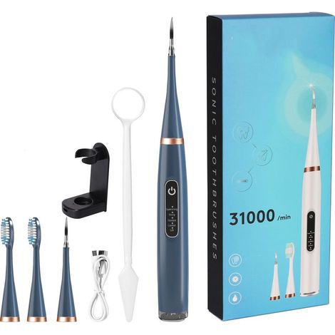 Brosse à dents électrique avec détartreur noir-Online Store (1/5)