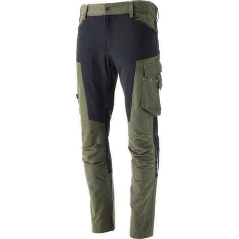 Pantalones de trabajo tácticos para hombre DEDRA BH35SP-M, talla M/50, nailon, algodón, elastano