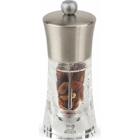 Peugeot OUESSANT Chilimühle Edelstahl/Transparent 14 cm (1/5)