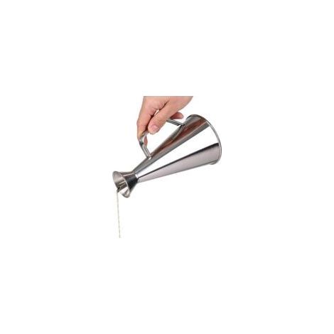 Bouteille d'huile en acier inoxydable de 500 ml (pour huile d'olive et vinaigre) - Distributeur anti-goutte - Parfait pour verser de l'huile et d'autres liquides - Facile à nettoyer (1/5)