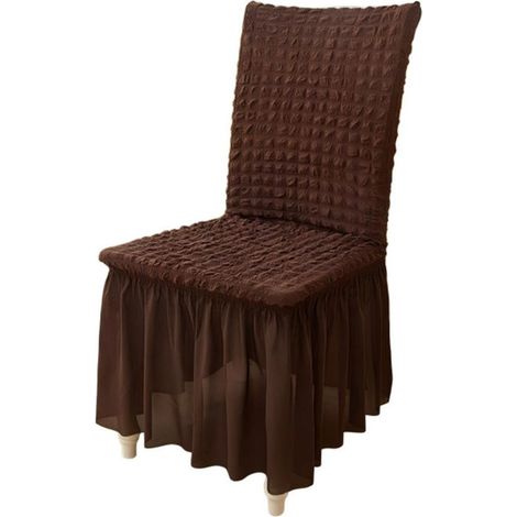 Fundas para sillas，Paquete de 2，Largo: 38，46 cm，Ancho: 35，48 cm，Alto: 45，60 cm，Fundas elásticas universales para sillas，Protectores de sillas (1/5)