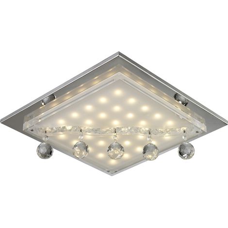 19 watt LED plafoniera lampadario in cristallo illuminazione lampada in vetro Esto 749027