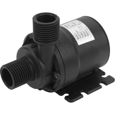 Pompe centrifuge submersible DC 12 V 30 W sans balais – 1000 l/h, 8 m haute levage, faible bruit, étanche IP68, pompe de fontaine amovible pour piscine, aquarium (1/5)