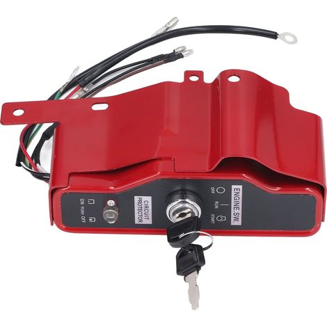 Kit de Boîte de Commutateur de clé de Contact avec 2 Clés pour Moteurs à Gaz GX340 GX390 et – Remplacement de la Commande du Commutateur du Générateur à (1/5)
