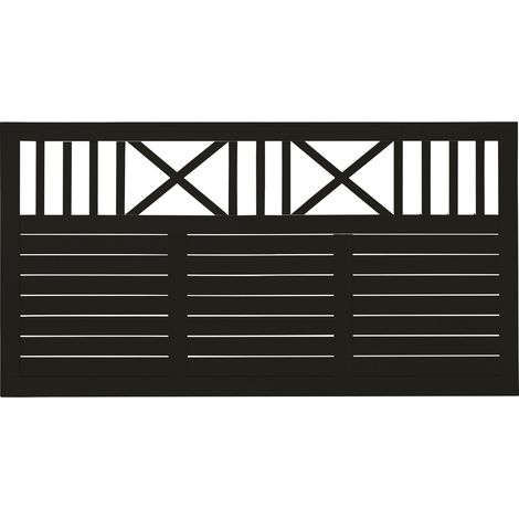 Plus Zaun Nostalgie 180 x 95 cm RAL 9005 Schwarz