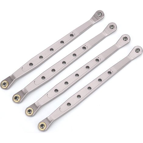 Querlenker aus Aluminiumlegierung für RC-Crawler Axial 90018 1/10 – Zubehör für ferngesteuerte Autos, Titanfarben (1/5)