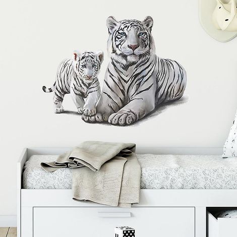 tigre Tachet De Dessin Anim Chambre D'enfant Jardin D'enfants Salle De Bain Dcoration Intrieure Stickers Muraux