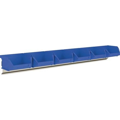 Sichtlagerkastenset H50xB602xT100mm STA verz.m.Sichtlagerk.6xMK6 blau (1/2)