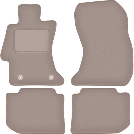 Beige Velours-Fußmatten für: Subaru XV Crossover (2011-2017) (1/5)