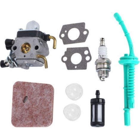 Ensemble de Carburateur et Filtres Air Carburant pour Tondeuse STIHL Modèles FS45 FS55 FS85s KM55 - (1/5)