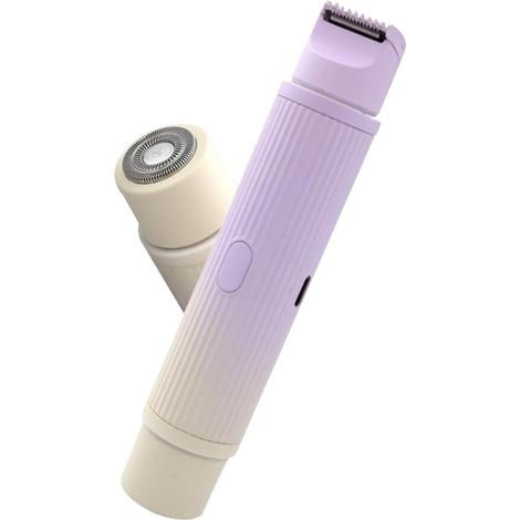 Tondeuse de bikini et rasoir pour femme 2 en 1 électrique humide/sec pour épilation du corps dégradé