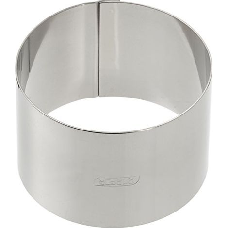 ibili Anello da Pasticceria in Acciaio Inossidabile Argento 9x6 cm (1/3)