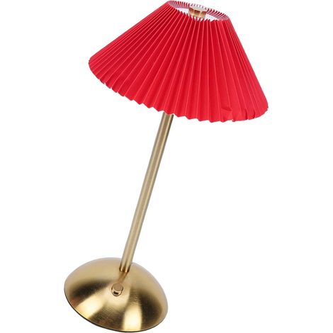 Alomejor Lampe de Chevet Tactile sans Fil en Tissu plissé élégant (1/5)