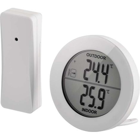 Emos Digitales Funkthermometer modernes Design 80m (1/5)