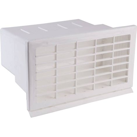 Wallair N37898 Bouche d'évacuation murale d'économie d'énergie plastique (1/2)