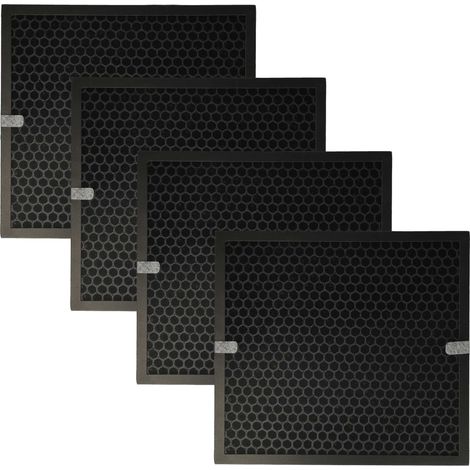 vhbw 4x Luftilter Ersatz für Philips AC4158/00 für Luftreiniger - Kombifilter HEPA + Aktivkohle