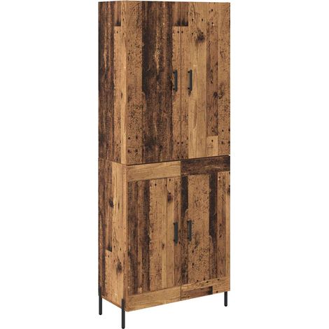Maison Exclusive - Credenza Legno vecchio 69,5 x 34 x 180 cm Legno multistrato