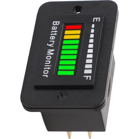 Aklosipy Kraftstoffanzeige-Batterieanzeige LED 12V 72V für Gabelstapler, Baumaschinen und Industriefahrzeuge, präzise digitale Anzeige.