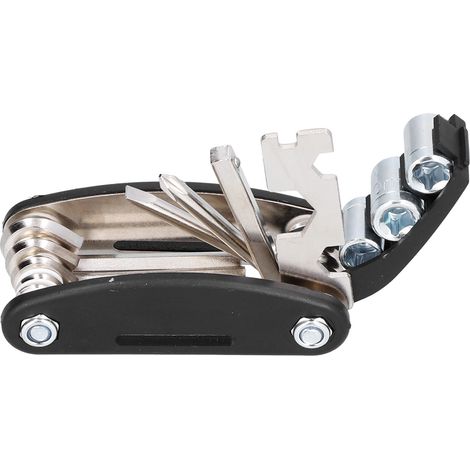 16in1 Kit Multifonction Vélo Outil de Réparation Acier Carbone Maintenance Combo Accessoires (1/5)