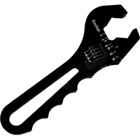 Clé à molette en aluminium Clé à poignée ferme réglable, clé de raccord de tuyau pour adaptateur de tuyau (1/5)