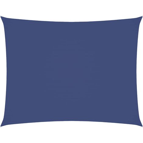 Maison Exclusive - Parasole a Vela Oxford Rettangolare 3,5x5 m Blu (1/5)