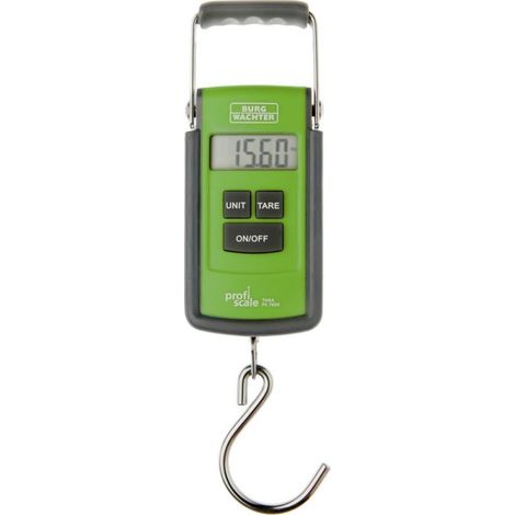 Báscula portátil digital para equipaje y paquetes Tara PS 7600, Negro/Verde (1/2)
