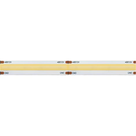 Striscia led 5m COB IP65 monocolore da 15W/MT 12V - 6500K (1/4)