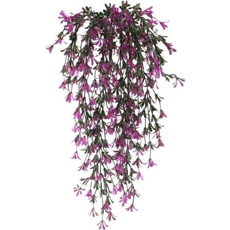 2 pcs Artificial Hanging Plant Flowers Artificial Plants Garland Vine for Indoor Outdoor Hanging Planter Home Garden Balcony Office Balcony Fence Trellis (1/5)