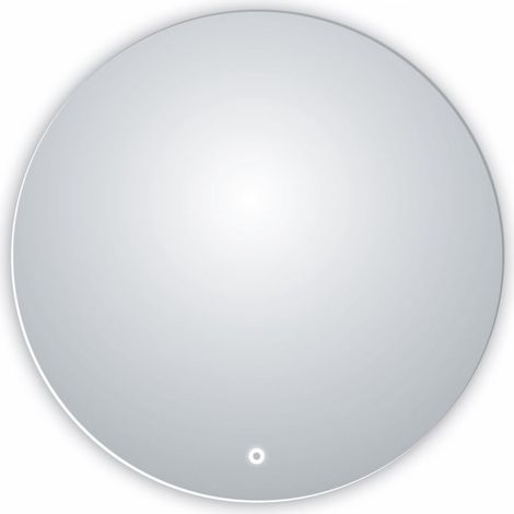 Miroir rond LUNA avec rétro-éclairage LED (1/2)