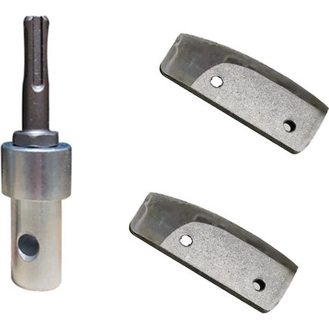 Excellent adaptateur de tarière de terre, tarière et perceuse à glace professionnelle, adaptateur de maçonnerie en métal avec lame de forage à glace