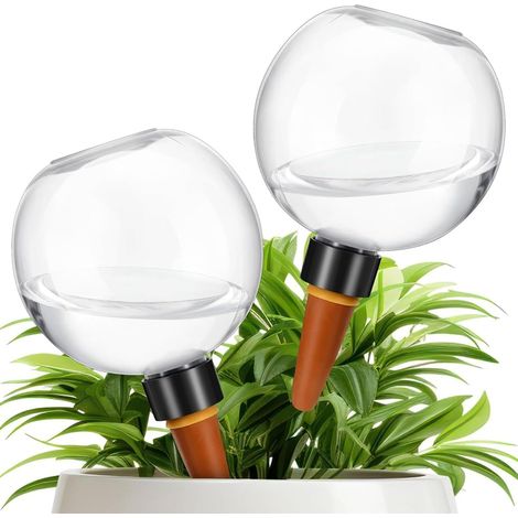 palline per irrigazione delle piante Globo per irrigazione delle piante da 500 ml, irrigazione automatica trasparente Picchetti per irrigazione delle piante Distributore d'acqua per piante da inter (1/5)