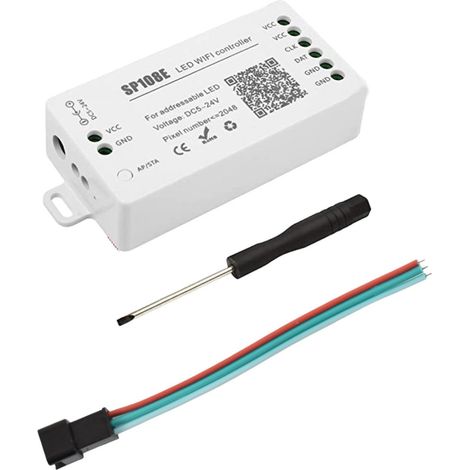 Controller LED IC pixel WLAN RGB/RGBW - 5-24V DC - 2048 Pixel