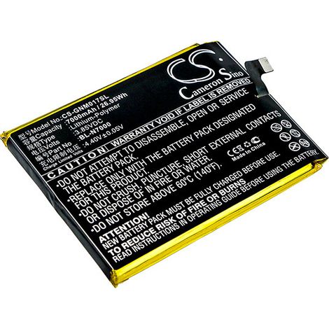 NX - Batterie téléphone, smartphone, GSM pour Gionee 3.85V 7000mAh - BL-N7000 (1/2)