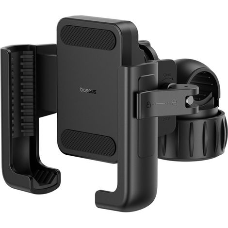 Soporte para tel茅fono GoTrip para bicicleta, patinete o manillar - Negro (1/5)